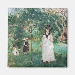 Berthe Morisot - The Butterfly Hunt Magnet