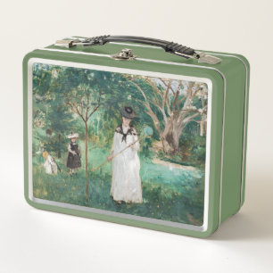 Berthe Morisot - The Butterfly Hunt Metal Lunch Box