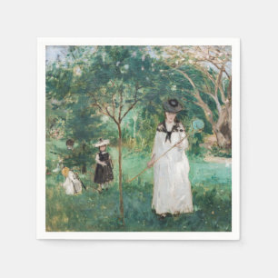 Berthe Morisot - The Butterfly Hunt Napkin