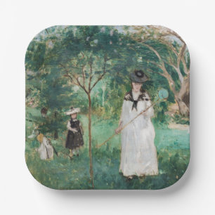 Berthe Morisot - The Butterfly Hunt Paper Plate