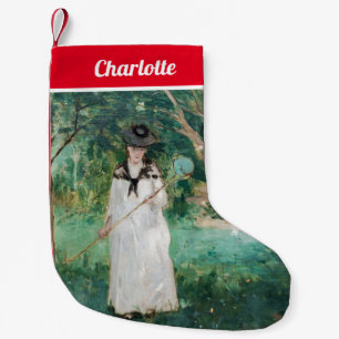 Berthe Morisot - The Butterfly Hunt Small Christmas Stocking