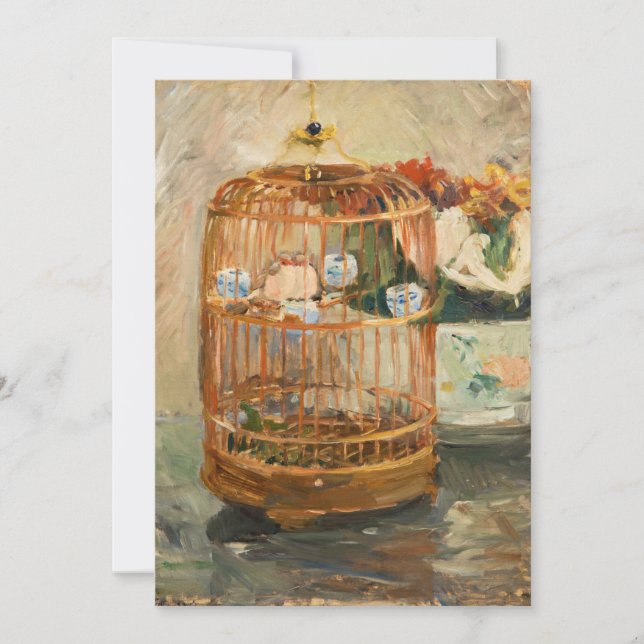 Berthe Morisot - The Cage Thank You Card (Front)