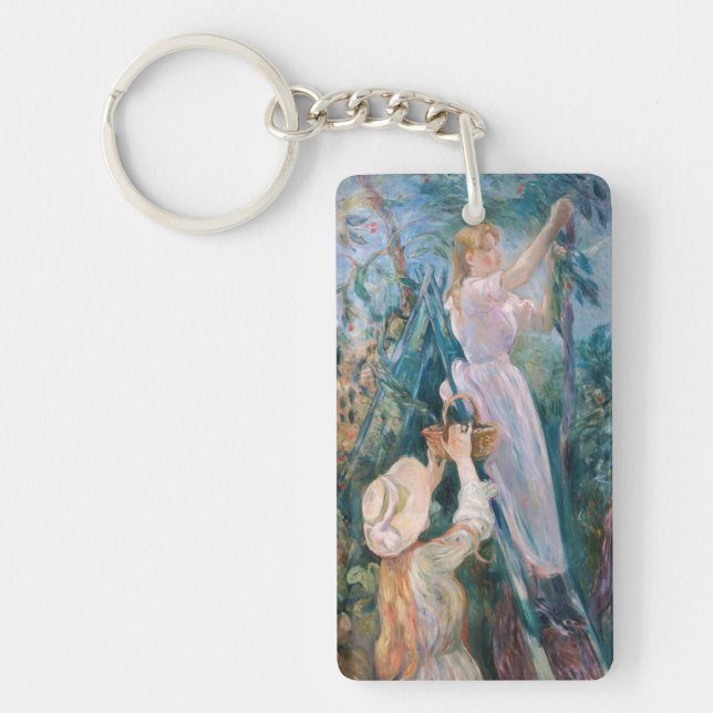 Berthe Morisot - The Cherry Picker Key Ring (Front)