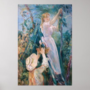 Berthe Morisot - The Cherry Picker Poster