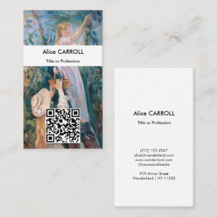 Berthe Morisot - The Cherry Picker - QR Code Business Card