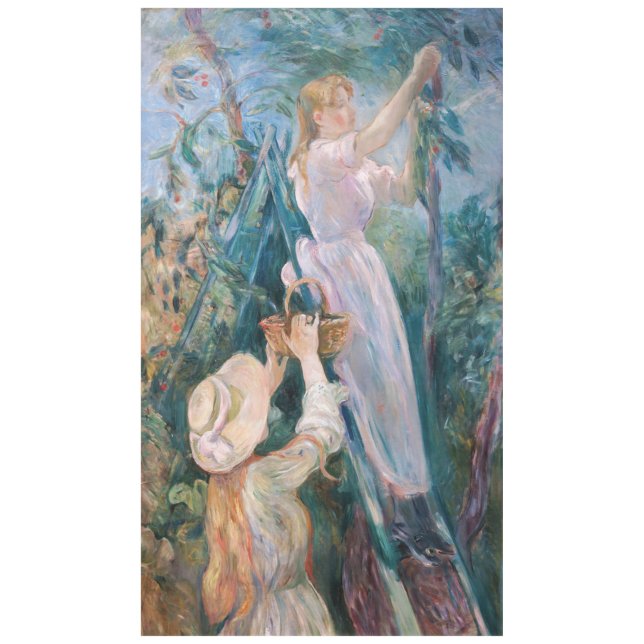 Berthe Morisot - The Cherry Picker Tablecloth (Front)