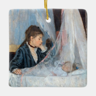 Berthe Morisot - The Cradle Ceramic Ornament