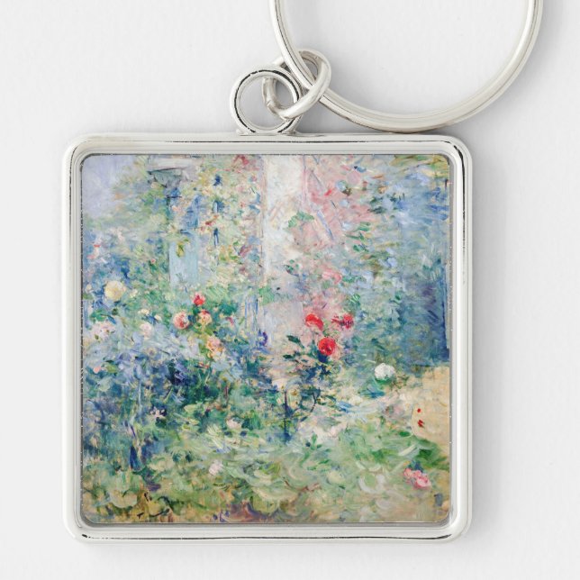 Berthe Morisot - The Garden at Bougival Key Ring (Front)