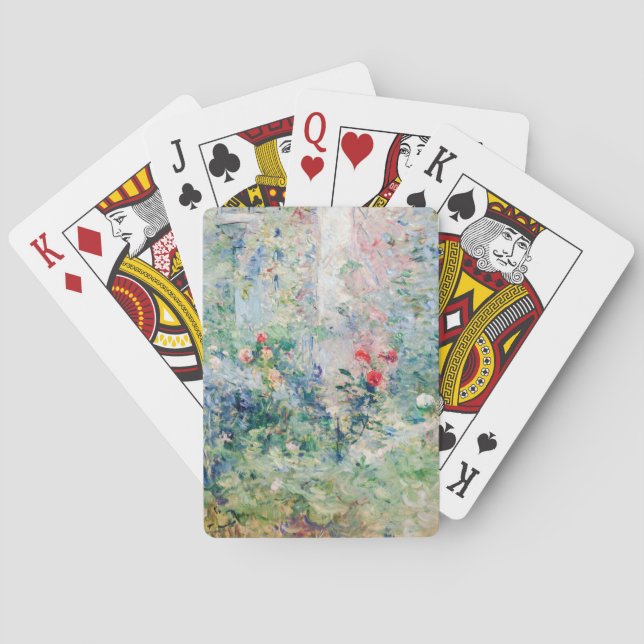 Berthe Morisot - The Garden at Bougival Playing Cards (Back)