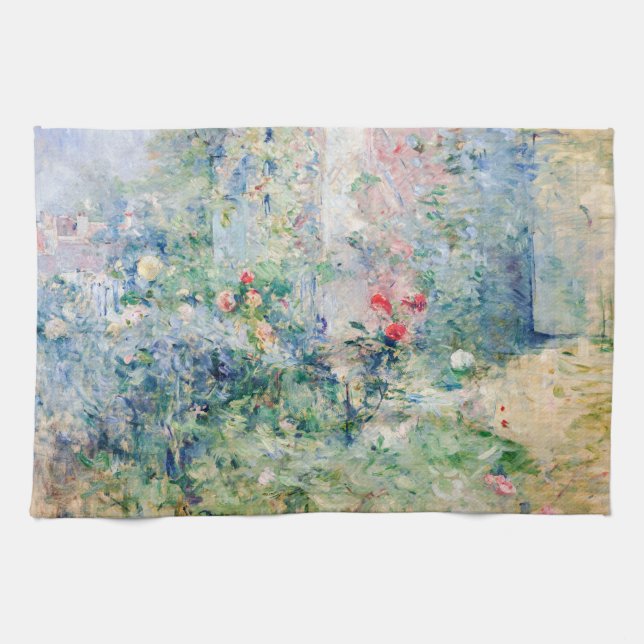 Berthe Morisot - The Garden at Bougival Tea Towel (Horizontal)