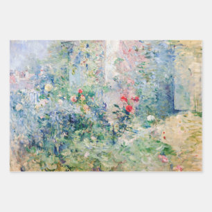 Berthe Morisot - The Garden at Bougival Wrapping Paper Sheet
