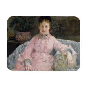 Berthe Morisot - The Pink Dress Magnet