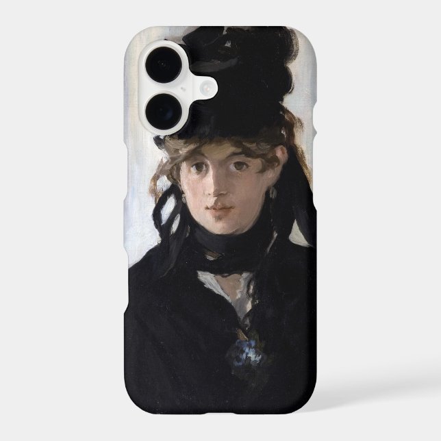 Berthe Morisot With a Bouquet of Violets, Manet (Back)