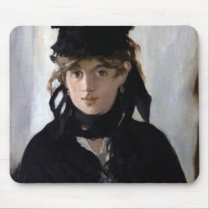 Berthe Morisot With a Bouquet of Violets, Manet Mouse Pad