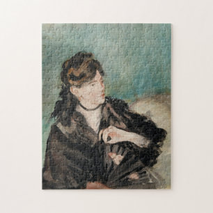 Berthe Morisot with a Fan Édouard Manet Jigsaw Puzzle