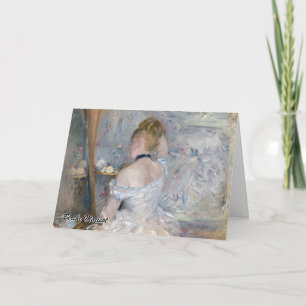 Berthe Morisot - Woman at Her Toilette Card