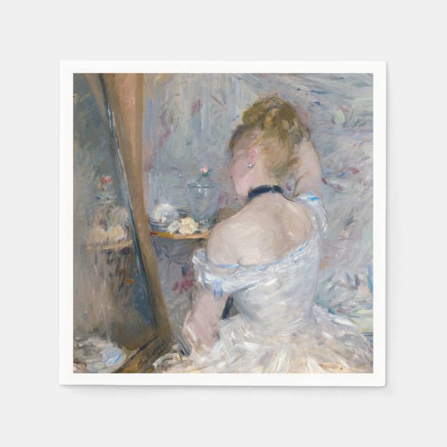 Berthe Morisot - Woman at Her Toilette Napkin (Front)