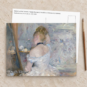 Berthe Morisot - Woman at Her Toilette Postcard