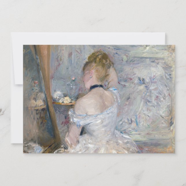 Berthe Morisot - Woman at Her Toilette Thank You Card (Front)