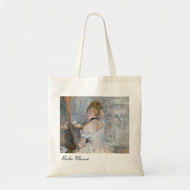 Berthe Morisot - Woman at Her Toilette Tote Bag (Front)