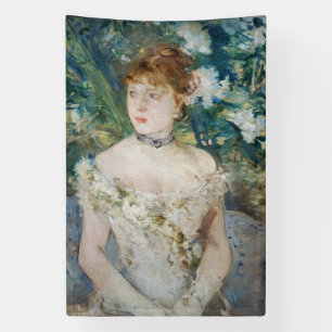 Berthe Morisot - Young Girl in a Ball Gown Banner