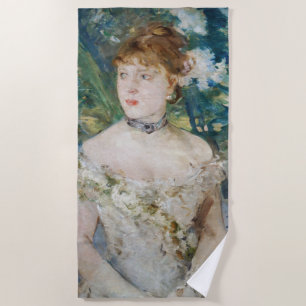 Berthe Morisot - Young Girl in a Ball Gown Beach Towel