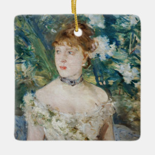 Berthe Morisot - Young Girl in a Ball Gown Ceramic Ornament