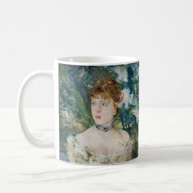 Berthe Morisot - Young Girl in a Ball Gown Coffee Mug (Left)