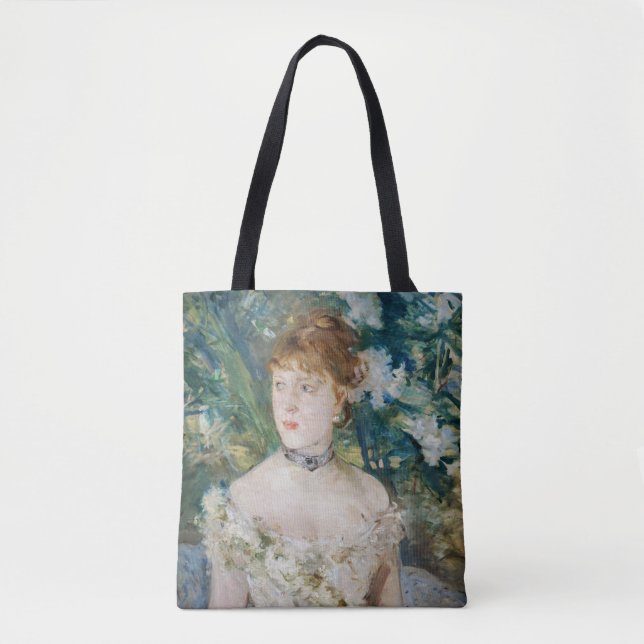 Berthe Morisot - Young Girl in a Ball Gown Tote Bag (Front)