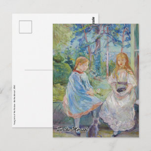 Berthe Morisot - Young Girls at the Window Postcard
