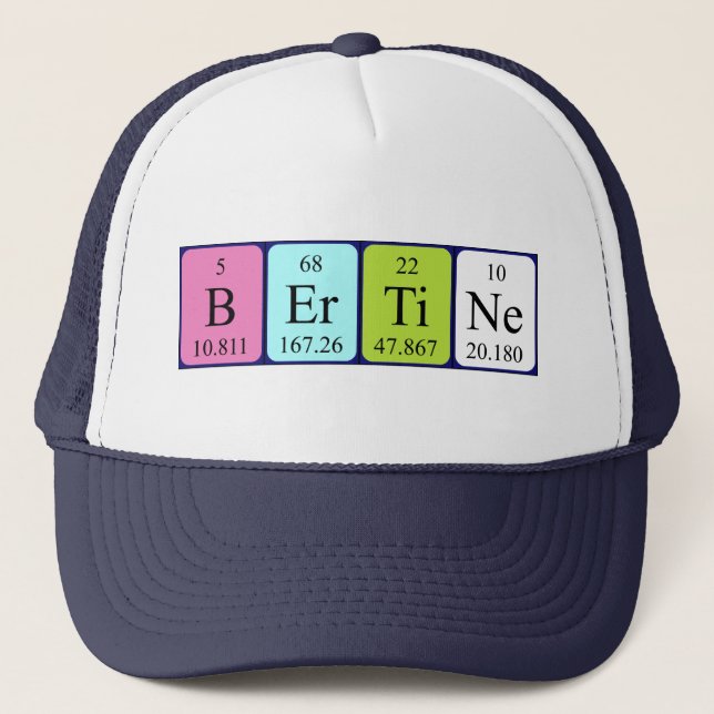 Bertine periodic table name hat (Front)