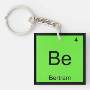 Bertram Name Chemistry Element Periodic Table Key Ring