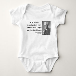 Bertrand Russell Quote 2b Baby Bodysuit