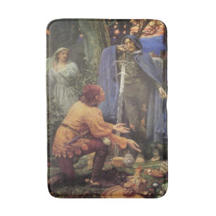 Bertuccio's Bride (by Edward Robert Hughes) Bath Mat