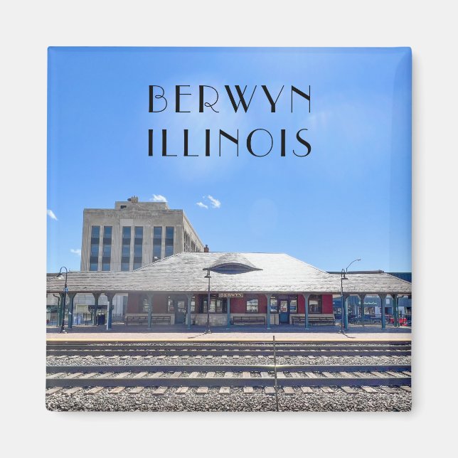 Berwyn Illinois Magnet (Front)
