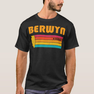 Berwyn Illinois Vintage Distressed Souvenir T-Shirt