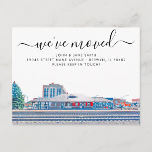 Berwyn Moving Announcement Postcard