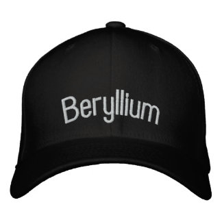 Beryllium Embroidered Hat