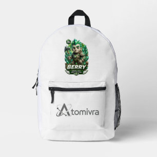 Beryllium is ATOMIVRA Printed Backpack