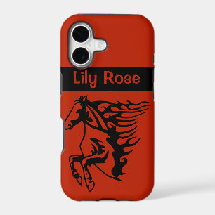 Beryllium Orange Pony Horse Bronco Steed Lineart