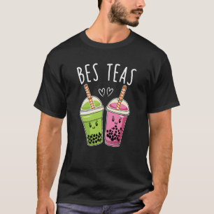 Bes Teas Besties Bubble Tea Cute Boba Best Friends T-Shirt