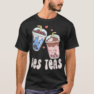 Bes Teas Besties Cute Kawaii Bubble Tea Boba Best T-Shirt