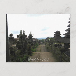 Besakih Temple Bali Postcard