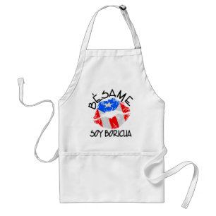 Besame Soy Boricua Kiss Me I'm Puerto Rican Standard Apron