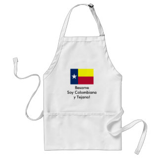 Besame Soy Colombiana y Tejana! Standard Apron