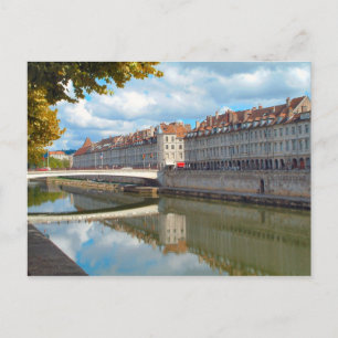 Besançon Along the riverbank Postcard