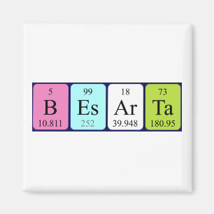 Besarta periodic table name magnet