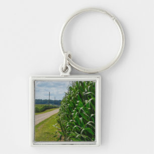 Beside A Corn Field Key Ring