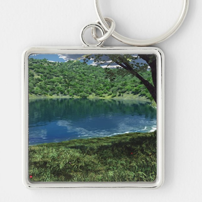 Beside Deep Waters Keychain (Front)