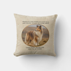 Beside You Collie Cushion